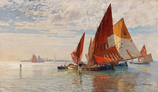 Manuel Wielandt - Fishermen In The Venetian Lagoon.webp