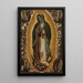 Vierge de Guadalupe - Manuel de Arellano — inramlat konstverk på väggen
