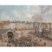 Reproduktion av målningen Fiskmarknad - Camille Pissarro
