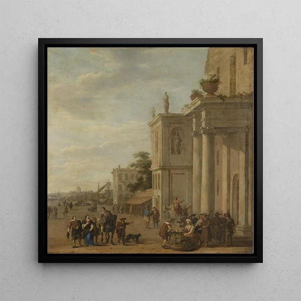 Marché italien - Jacob van der Ulft