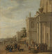 den italienska marknaden - Jacob van der Ulft — vy av konstverket