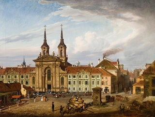 Marcin Zaleski - Krasiski Square and the Piarist church.webp