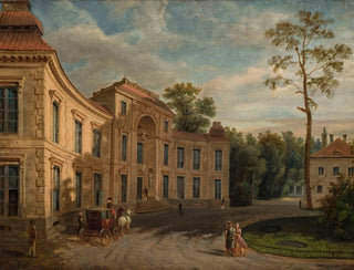 Palais Mylewicki à Łazienki - Marcin Zaleski — vy av konstverket