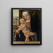 Vierge à l'Enfant - Marco Basaiti — inramlat konstverk på väggen