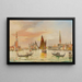 Venise dans le bassin de San Marco - Marco Grubacs — inramlat konstverk på väggen