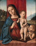 La Vierge à l'Enfant avec le petit saint Jean - Marco Palmezzano och Atelier — vy av konstverket