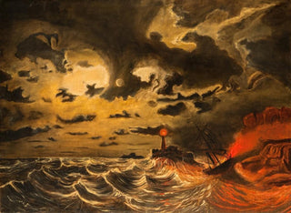 Marcus Larson - Steamer in Flames.webp