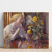 Reproduktion av målningen Maréchal Niel Roses - Childe Hassam