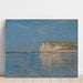 Reproduktion av målningen av ebb vid Pourville, nära Dieppe - Claude Monet