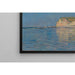 Reproduktion av målningen av ebb vid Pourville, nära Dieppe - Claude Monet