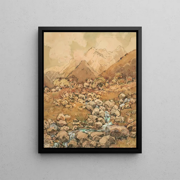 Margaret Stoddart - View of Mount Cook.webp