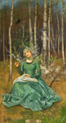 April - Marianne Stokes — vy av konstverket