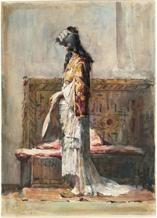 Mariano Fortuny Marsal - A Moroccan Woman in Traditional Dress.webp