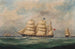 Le John Paterson i tre positioner utanför Le Havre - Marie-Edouard Adam — vy av konstverket