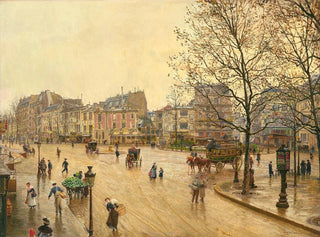 La place Pigalle - Marie-François Firmin-Girard — vy av konstverket