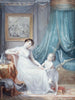 porträtt av Madame Marie Alexandre Vincent och hennes son André - Marie-Gabrielle Capet — vy av konstverket
