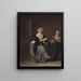 La Liseuse - Marie-Marc-Antoine Bilcoq — inramlat konstverk på väggen