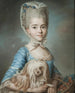 Augustine Suzanne Roslin, konstnärens dotter - Marie-Suzanne Giroust — vy av konstverket