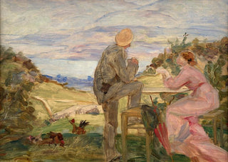 Marie Bracquemond - A couple in La Divonne.webp