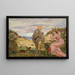 Marie Bracquemond - A couple in La Divonne.webp