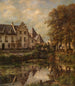 Manoir dans le Brabant - Marie Collart Henrotin — vy av konstverket