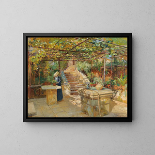 Marie Egner - A flower lover on a sunny terrace.webp