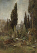 Vieux cimetière - Marie Egner — vy av konstverket