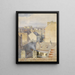 Vue depuis le studio Klagbaumgasse Vienne - Marie Egner — inramlat konstverk på väggen