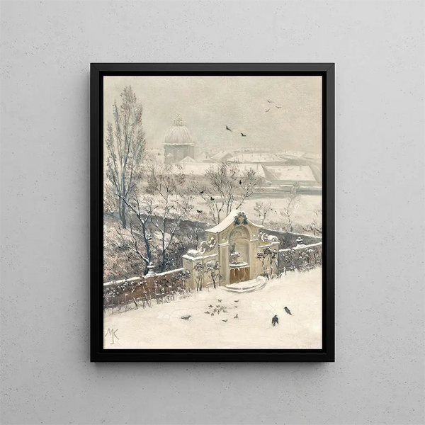 Marie KnigIngenheim - Atelieraussicht Blick auf die Salesianerkirche vom oberen Belvedere.webp