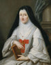 Madame de Montpeyroux abbéessa de Port-Royal de Paris 14:e arrondissement - Marie Parrocel — vy av konstverket