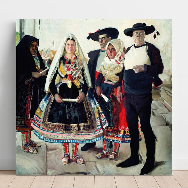 Reproduktion av målningen Mariée Lagarteran - Joaquín Sorolla