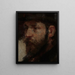 Porträtt av konsthandlaren E. J. van Wisselingh - Marinus van der Maarel — inramlat konstverk på väggen