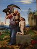 Le sacrifice d'Isaac - Mariotto Albertinelli — vy av konstverket