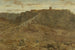 Landskapsbild med berg i Egypten - Marius Bauer — vy av konstverket