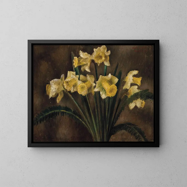 Jonquilles - Mark Gertler — inramlat konstverk på väggen