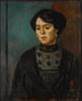 Portrait de l'artiste Sœur Sophie - Mark Gertler — vy av konstverket