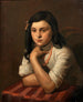 Portrait de May Berlinsky - Mark Gertler — vy av konstverket