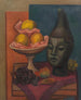 still life med Benins huvud - Mark Gertler — vy av konstverket