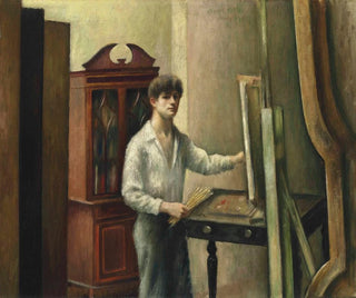 L'artiste dans son atelier - Mark Gertler — vy av konstverket