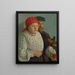 La femme pomme et son mari - Mark Gertler — inramlat konstverk på väggen