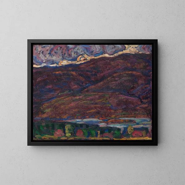 Höstfärger - Marsden Hartley — inramlat konstverk på väggen