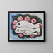 Banquet dans le silence - Marsden Hartley — inramlat konstverk på väggen