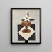 blomsterstykke - Marsden Hartley — inramlat konstverk på väggen