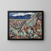 Landskap av New Mexico - Marsden Hartley — inramlat konstverk på väggen