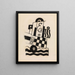 Symboles militaires 1 - Marsden Hartley — inramlat konstverk på väggen