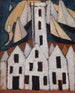 Rörelse nr 5 Hus i Provincetown - Marsden Hartley — vy av konstverket