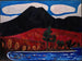 Mont Katahdin, Maine, höst - Marsden Hartley — vy av konstverket