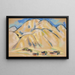 Collines du Nouveau-Mexique - Marsden Hartley — inramlat konstverk på väggen