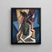 Växt av gummi - Marsden Hartley — inramlat konstverk på väggen