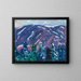 Vintersånger nr 3 - Marsden Hartley — inramlat konstverk på väggen